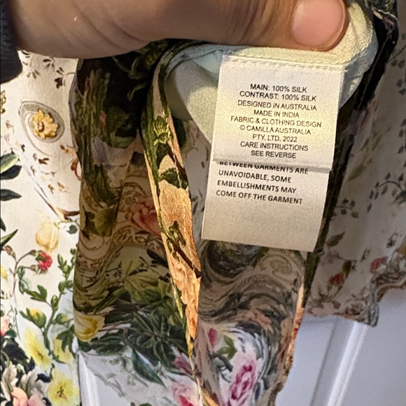 Camilla Renaissance Romance Raglan Button Up Shirt - Picture 5 of 8